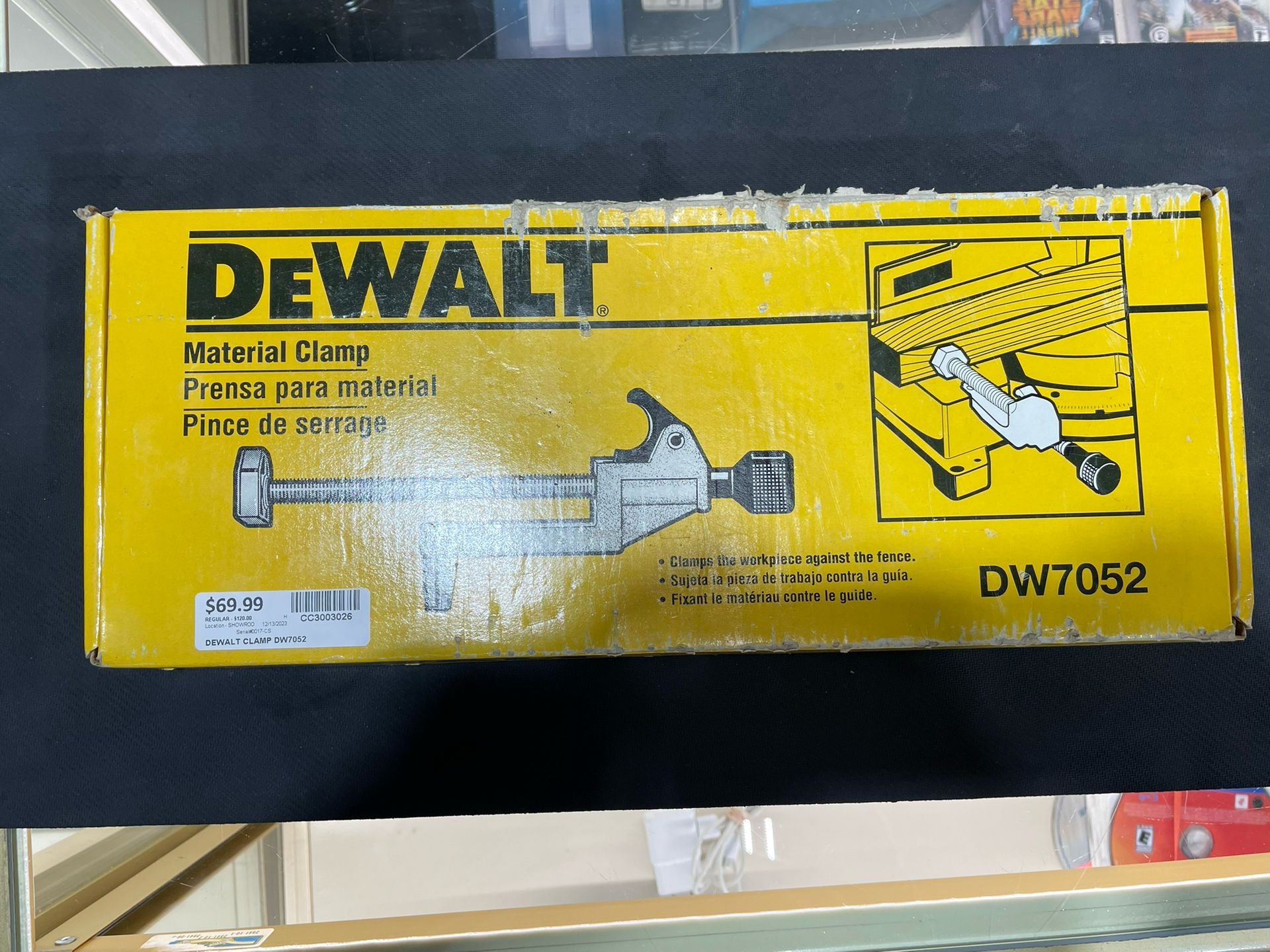 Dewalt Material Clamp DW7052