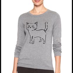 Banana Republic Cat Sweater 