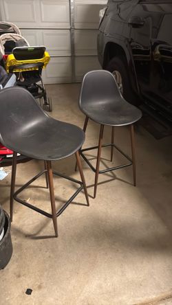 Free stools. Just needs a new foot and to unbend