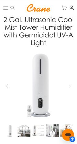 Humidifier With Uv Light And Essential Oil Diffuser