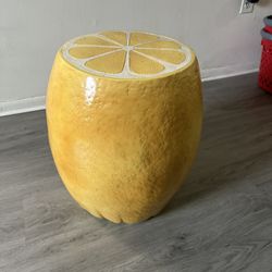 Homegoods Lemon Stool