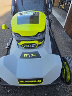 Ryobi lawnmower brushless 40v 21 Inch selfpropelled