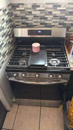 Fridge and stove