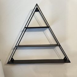 (Available If Listed ) Metal Triangle Shelf - Light Weight, Wall Mount. (combine With Other Items And Save!)