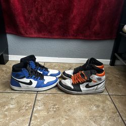Jordan 1 ‘Electric Orange’ & ‘Game Royal’  Men’s 10.5 