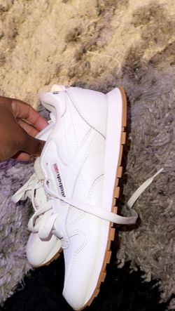 All White Reeboks
