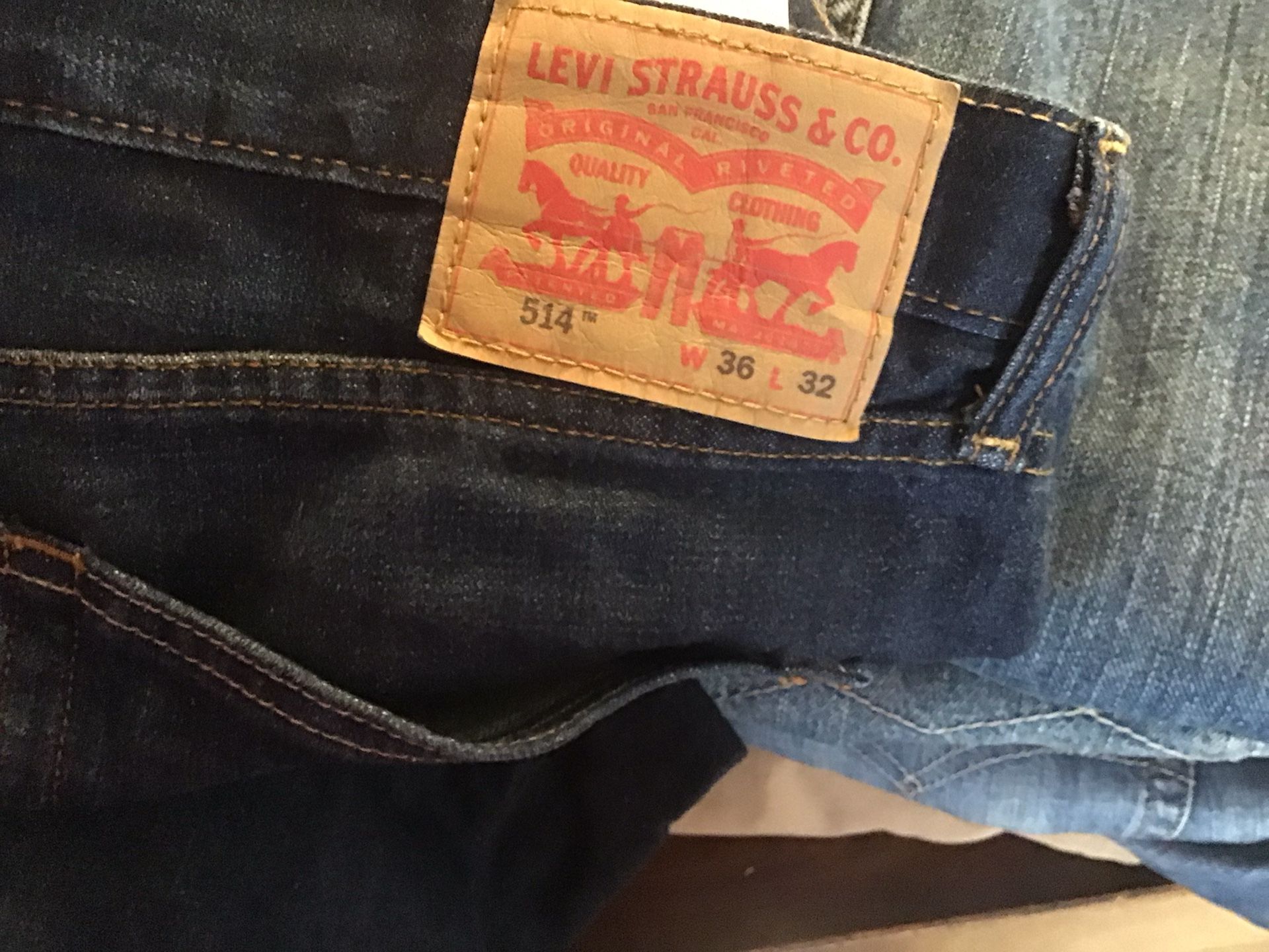 Jeans 34-38 Waist $5-$8