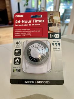 ⏲️ NEW 24-Hour Timer - Single Plug (make an offer)