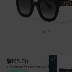 Authentic Gucci Urban Star Sunglasses