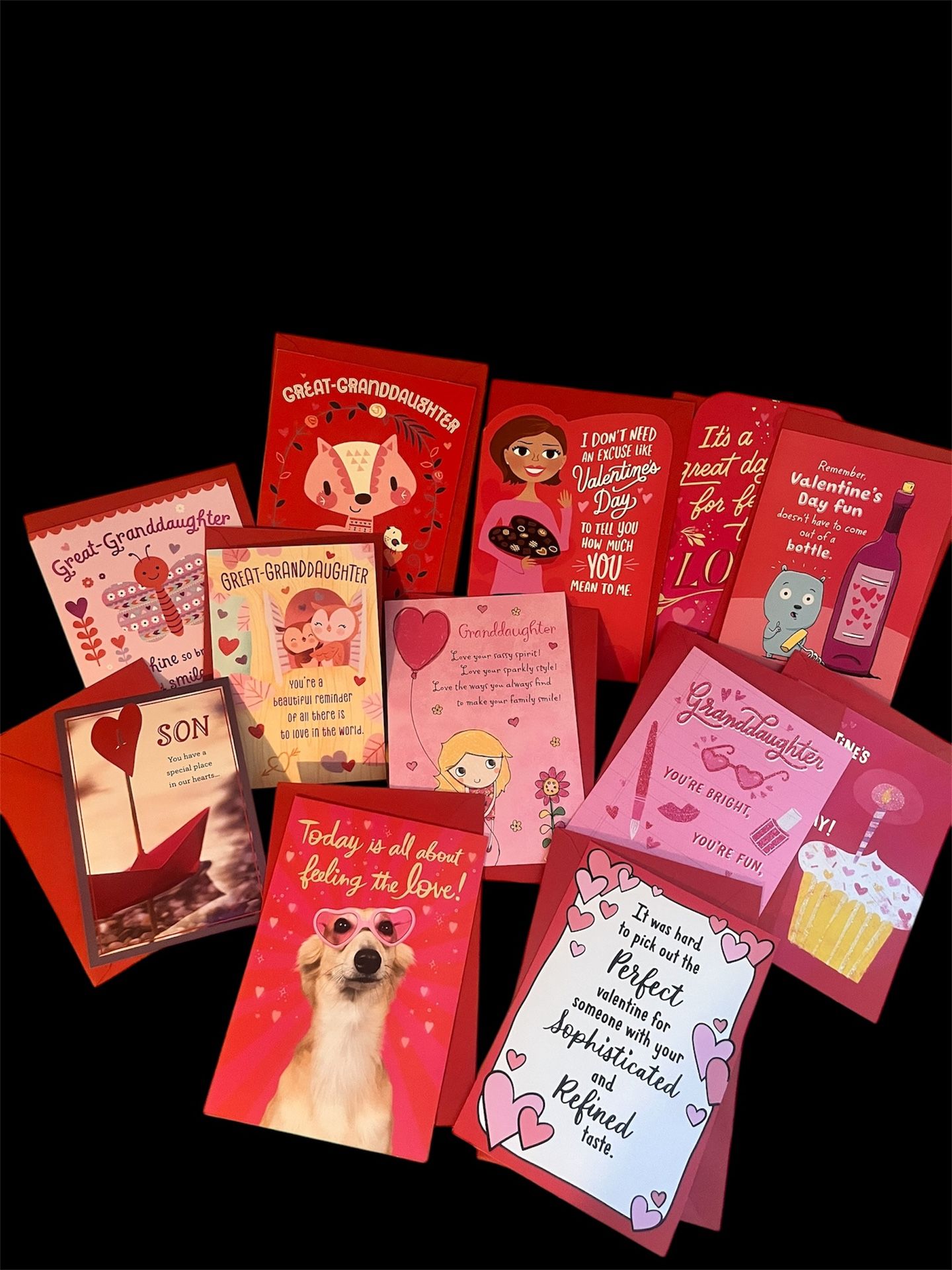 Valentines 12 Cards Variety Pack 