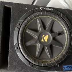 Kicker Comp 12” Subwoofer and amp 