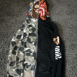 Multi Color Militia Bape Hoodie 