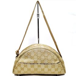 Gucci GG Half Moon Pouchette Beige EUC!