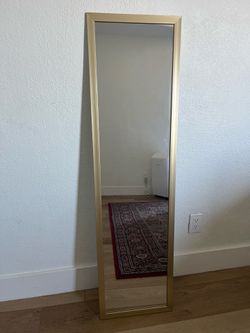 Gold Standing Mirror