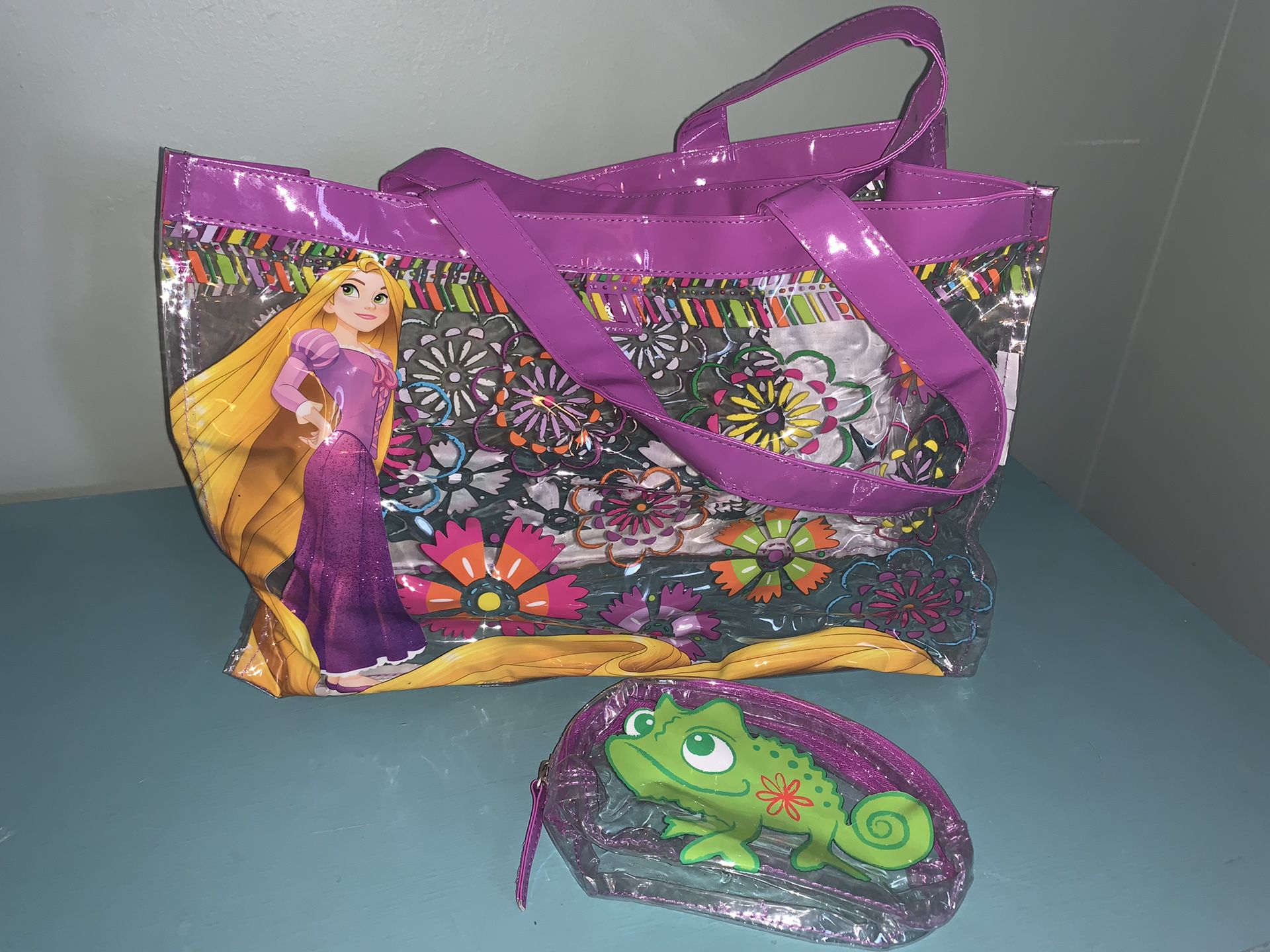 Disney Store Rapunzel Pool Bag EUC