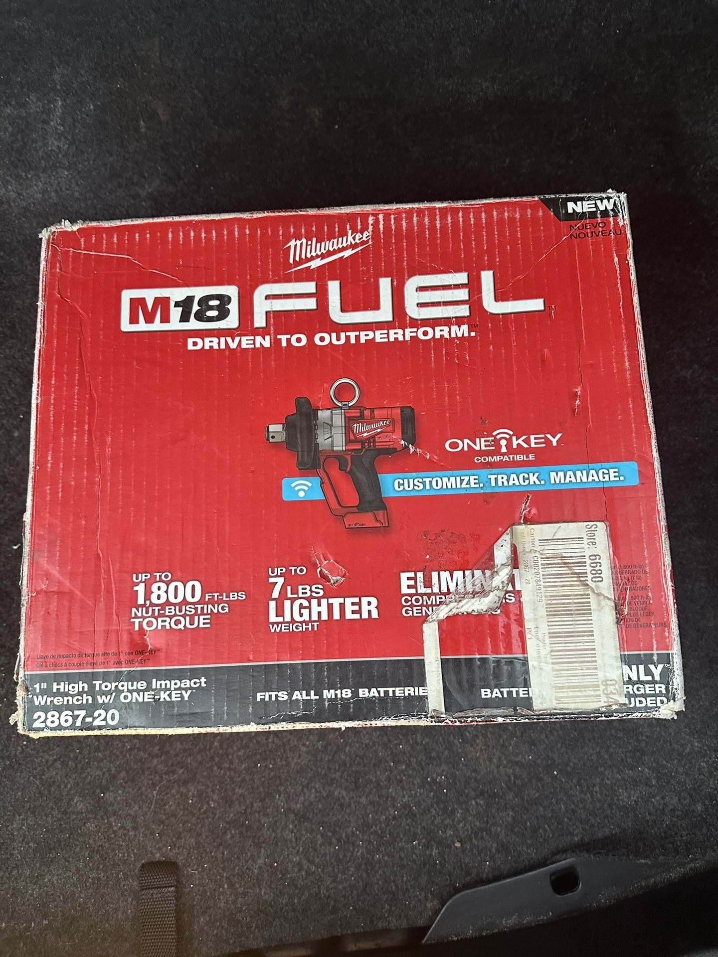 1" High Torque Impact Wrench