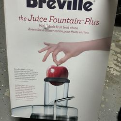 OPEN BOX breville juice fountain plus 