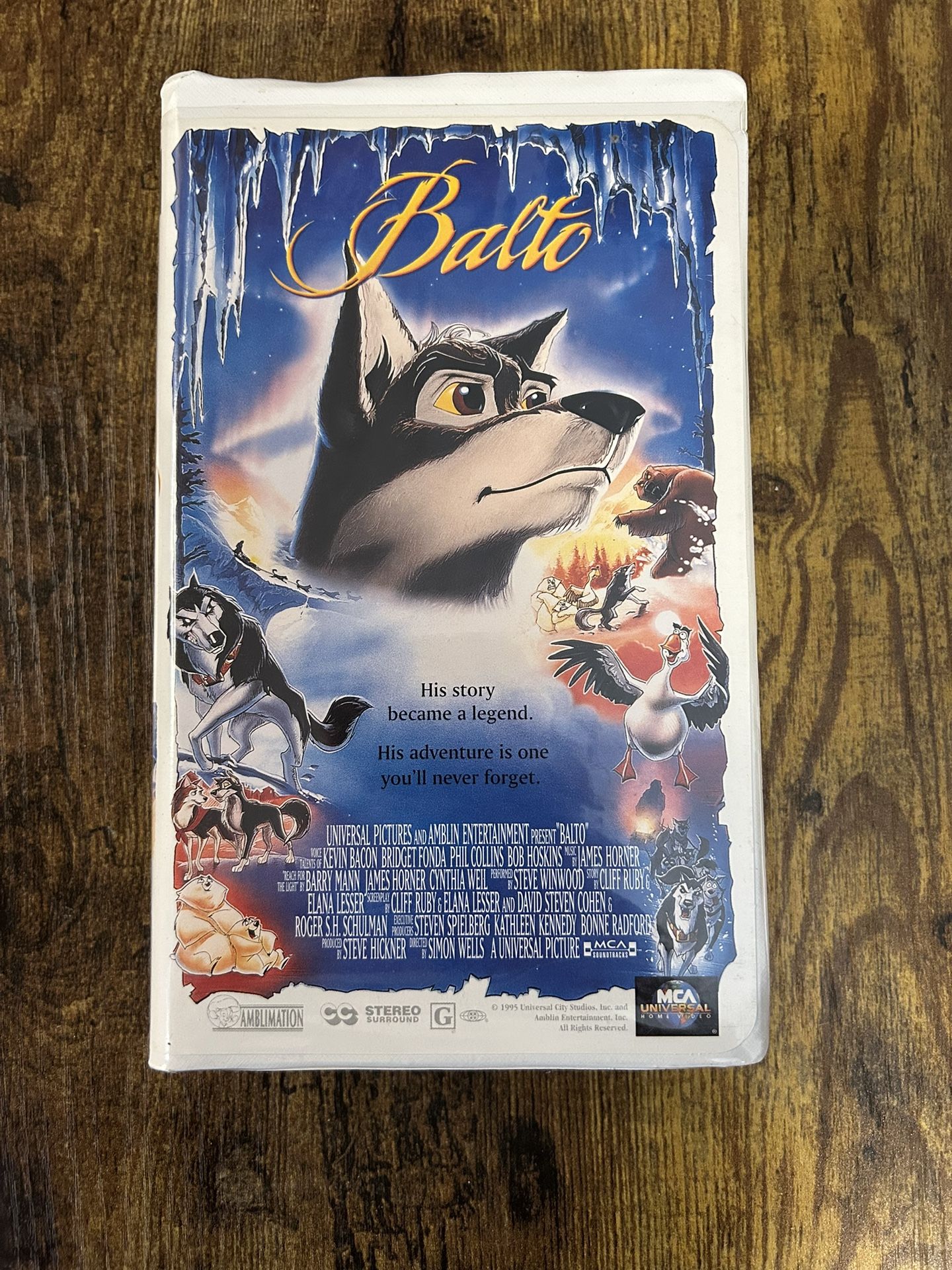 🐺 Balto VHS Movie – Rare 90s Classic! 📼✨