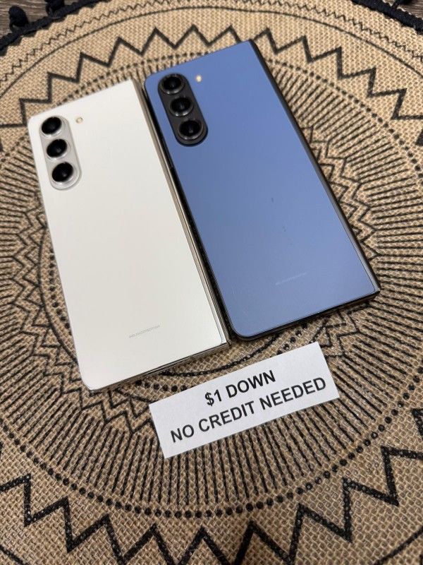 Samsung Galaxy Z Fold 5 5G - Only $1 Today Pay The Rest Later! 