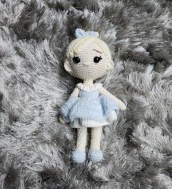 New Crochet Doll Cinderella Princess Gift 11.inches