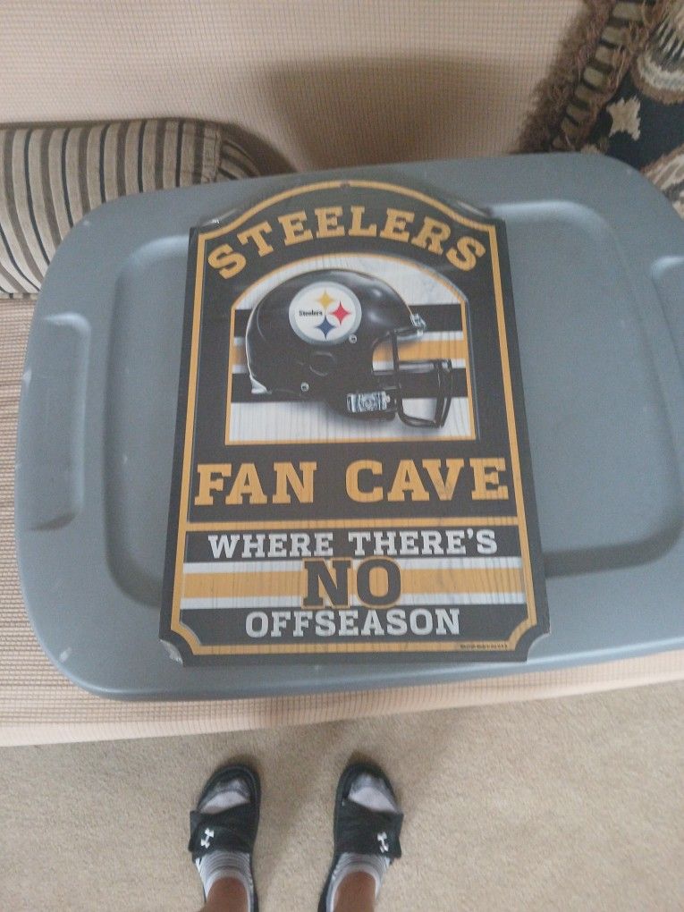 Pittsburgh Steelers Wooden Sign