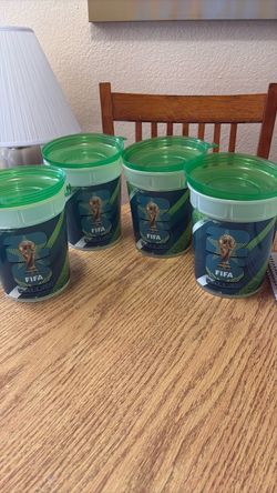 FIFA World Cup Dallas Souvenir Cups Set of 4