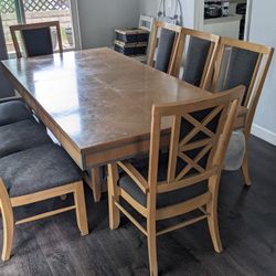 8 Chair Dining Set (Extendable Table)