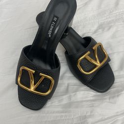 Leather Black Sandal