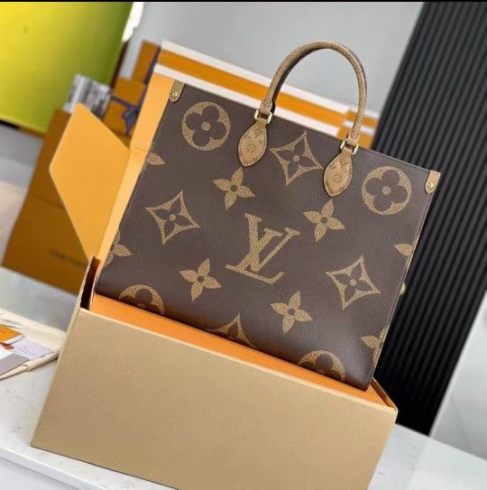 Fashion Designer  ONTHEGO GM Jungle Tote Bag Shopping Bag Shoulder Bag Large Size