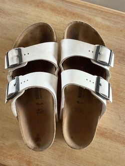 Kids Arizona Sandal Birkenstock - white