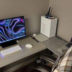 White Mini Gaming Computer 