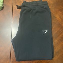 Gym shark cuffed joggers