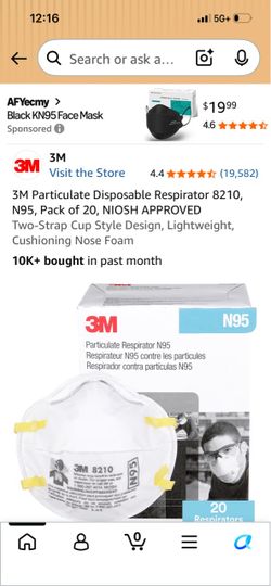 3M N95 Disposable Respirators