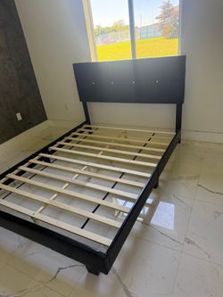 Queen bed frame only. all new furniture free delivery free installation
