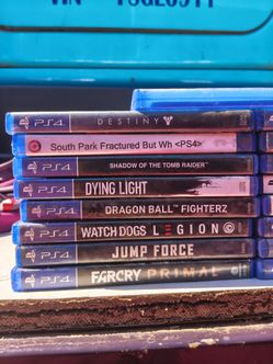 PS5 PS4 and Wii games