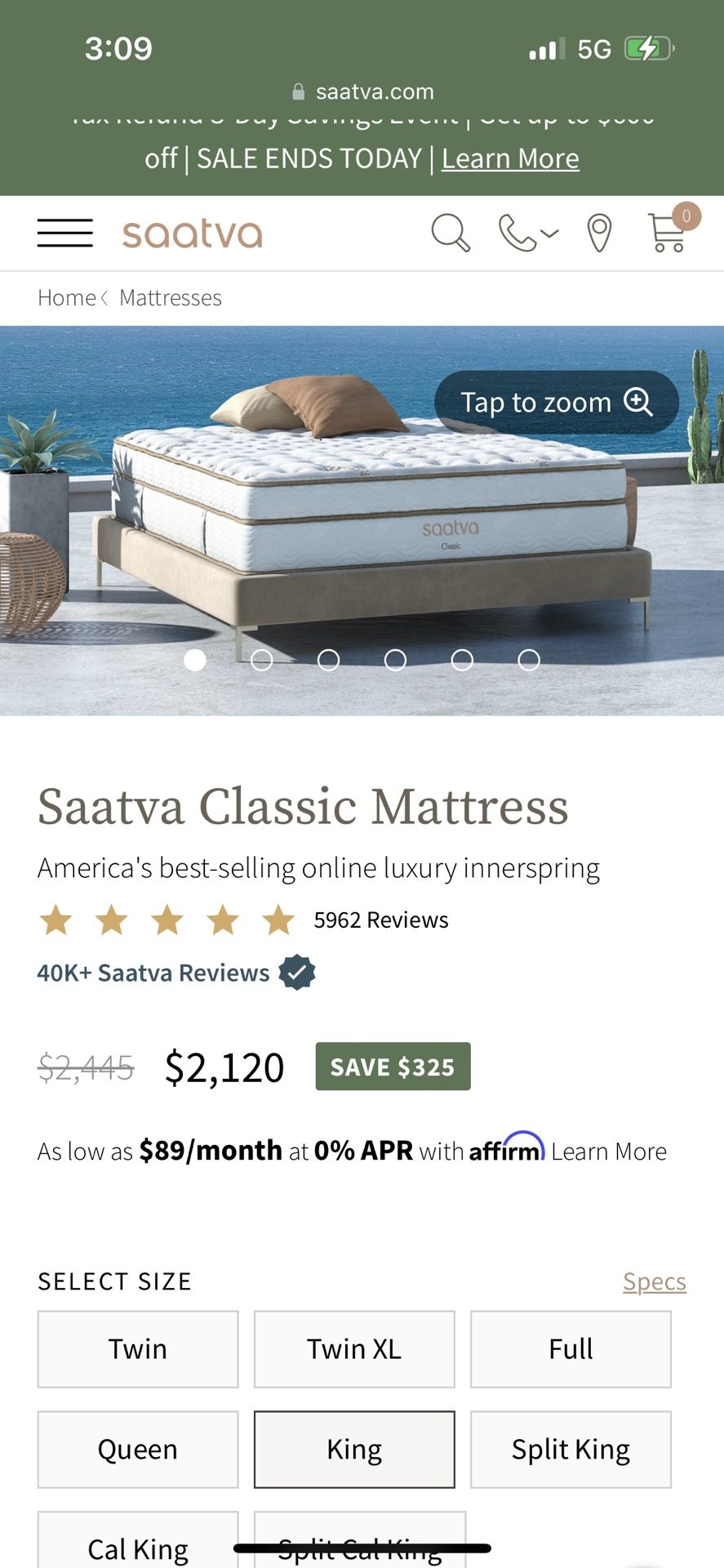 Saatva Mattress for Sale in Las Vegas, NV OfferUp