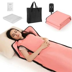 Infrared Sauna Blanket for Detoxification Relaxation, Portable Far Infrared Sauna to Relax and Rejuvenate Your Body and Mind, Perfect for Home Sauna T