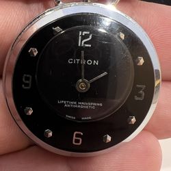 Vintage Citron Pocket Pendant Watch . Mechanical Movement. Swiss Made.