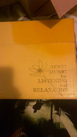 Vintage 1960’s Mood Music For Listening And Relaxation Vinyl Collection 