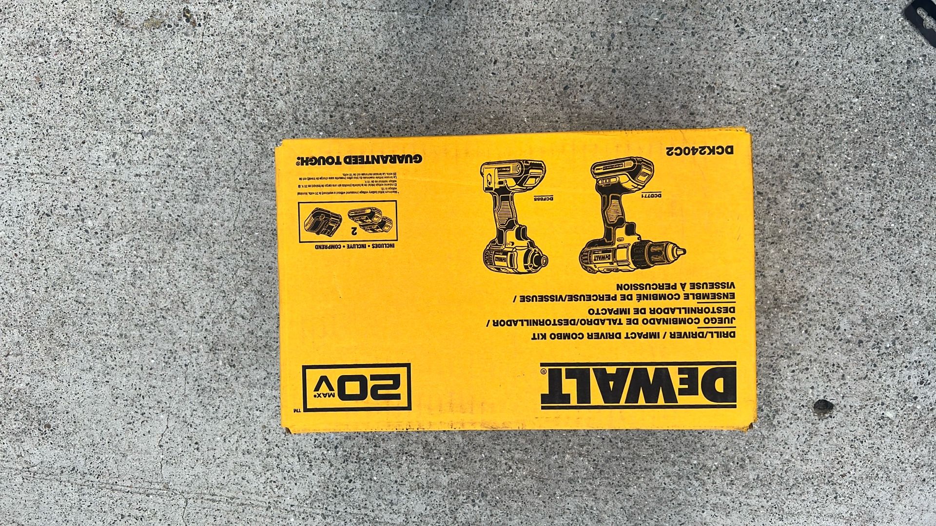 DeWalt Drill/ Driver Impact Driver Combo Kit 