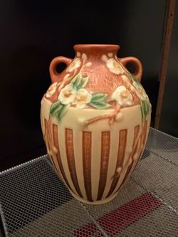 Roseville Pottery Cherry Blossom Vase