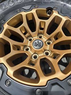 Ram Trx Beadlock OEM Rims And Tires.