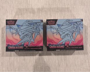 2x Pokemon Center Chaos Rising ETBs