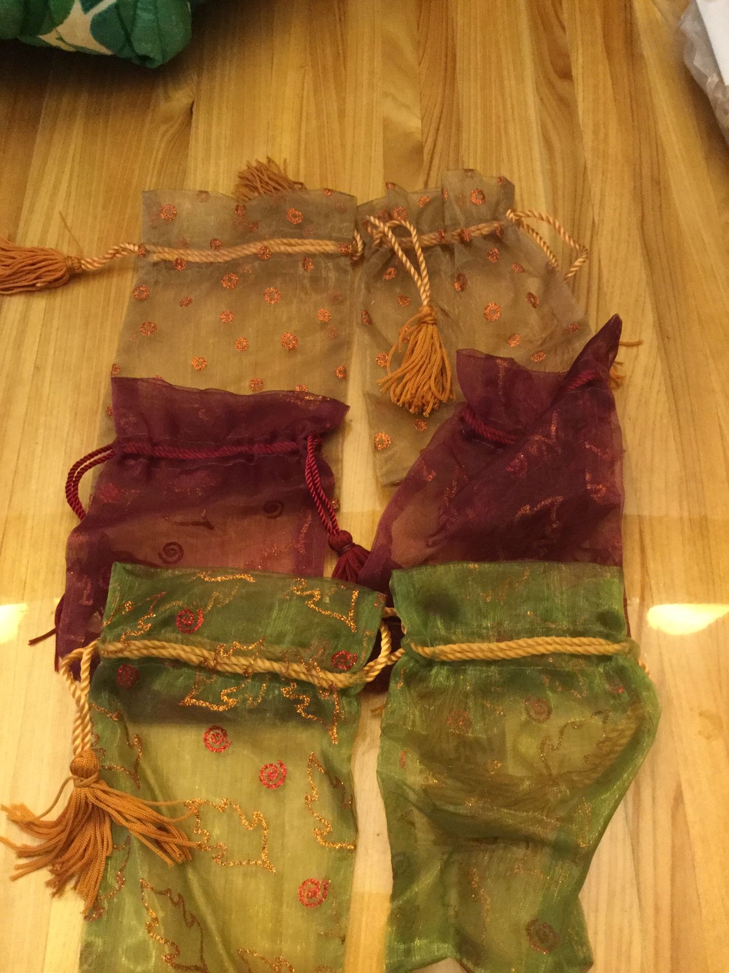 Silk gift bags
