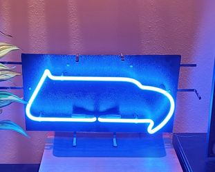 Neon Seahawk Sign