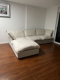 Beige Modular Cloud Sectional  