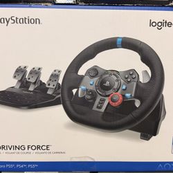 Logitech G29 Driving Force Racing Wheel And Floor Pedals For Ps5 PS4 Pc Mac