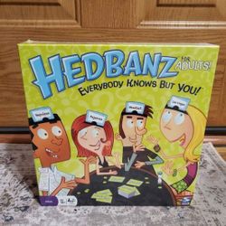Hedbanz Board Game For Adults, NEW, Sealed Packaging