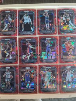 Red Ice Prizm Basketball Cards 22-23