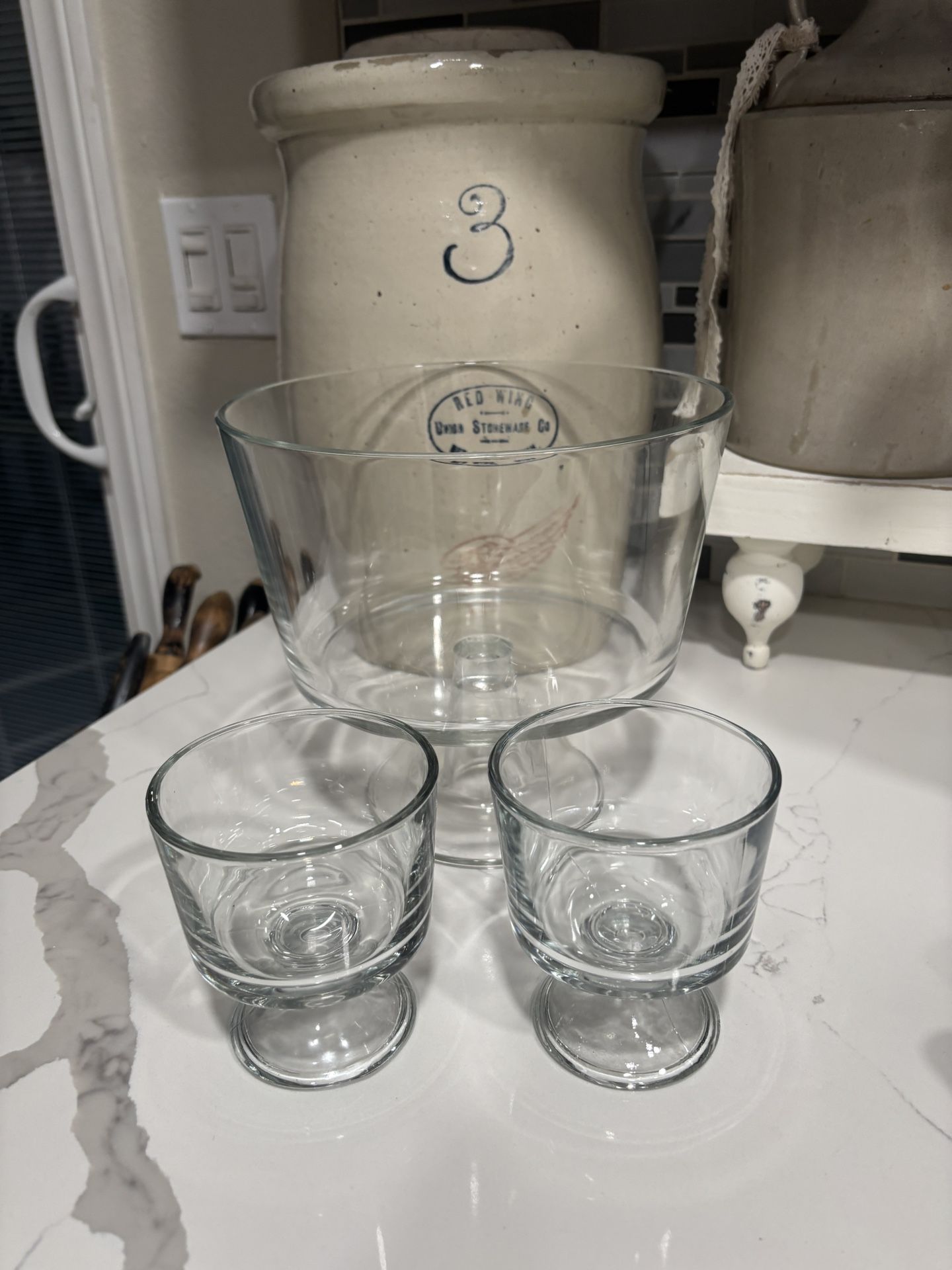 Glass Dessert Trifle Bowls